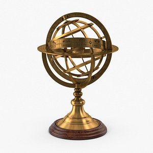 3d armillary sphere model