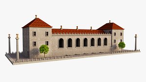 3D Ancient Roman Building
