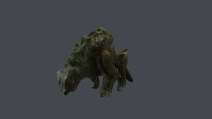 3D model Dino Golem