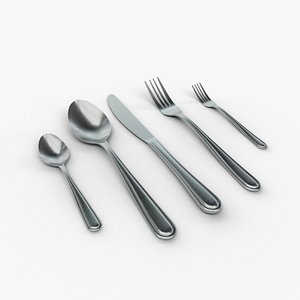 silverware 3D model