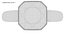 Asscher Cut Diamond On Silver Wedding Ring V01