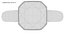 Asscher Cut Diamond On Silver Wedding Ring V01