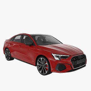 3D Audi S3 Sedan 2021