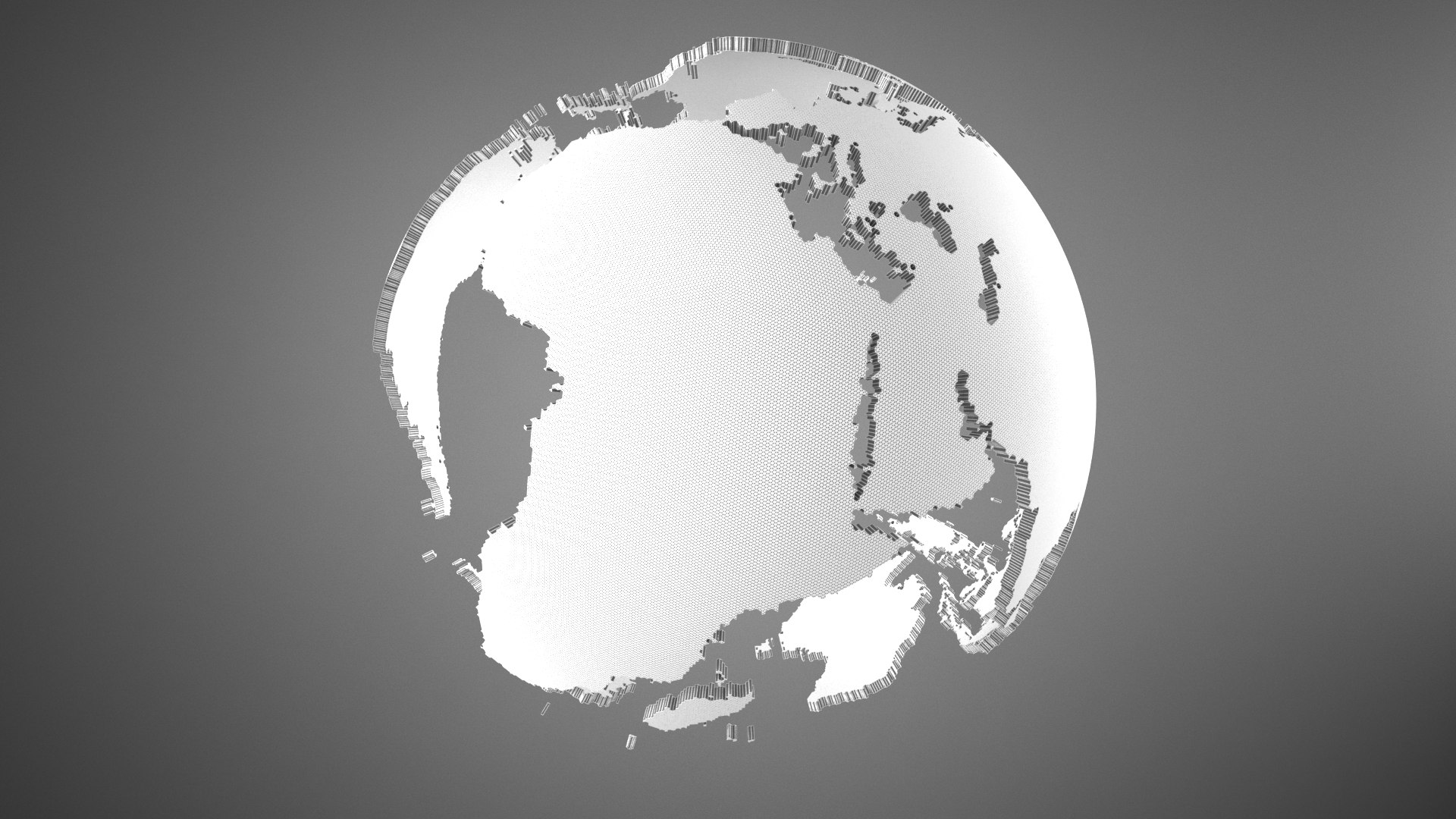 Globe Shell Dark Brown 3D - TurboSquid 2433578