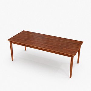 Dining Table Cherry 3D