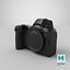mirrorless digital camera body 3D model