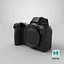 mirrorless digital camera body 3D model