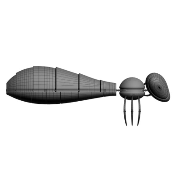 3d bug mothership model