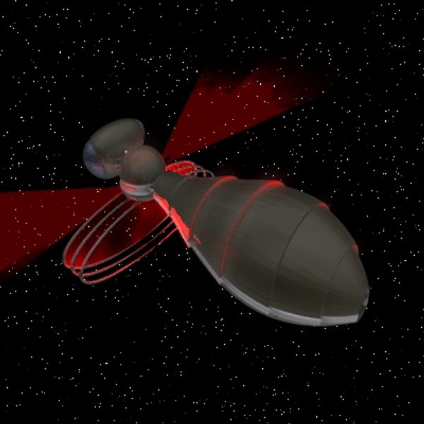 3d bug mothership model