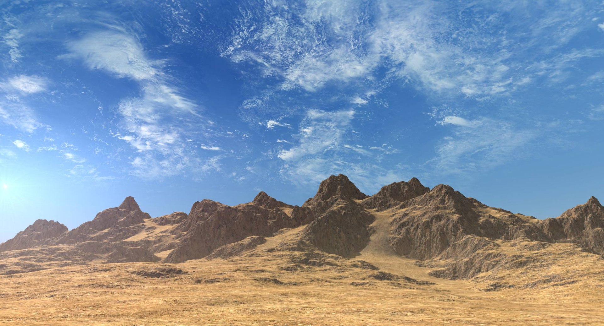 3D Mountain Range Terrain Model - TurboSquid 1263153