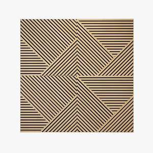 Wooden acoustic wall panels V01 model