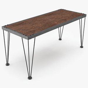 Metal and Wood Table