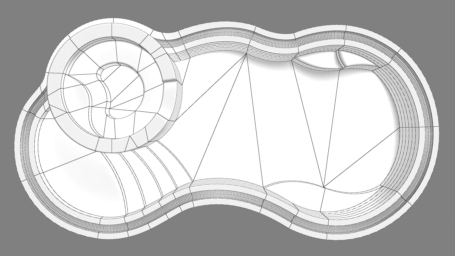 Swimming Pool 3D Model - TurboSquid 1673376