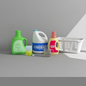 3d model laundry basket