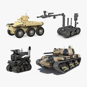 Military Robots Collection 3 3D model