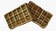 belgian waffles 3D model