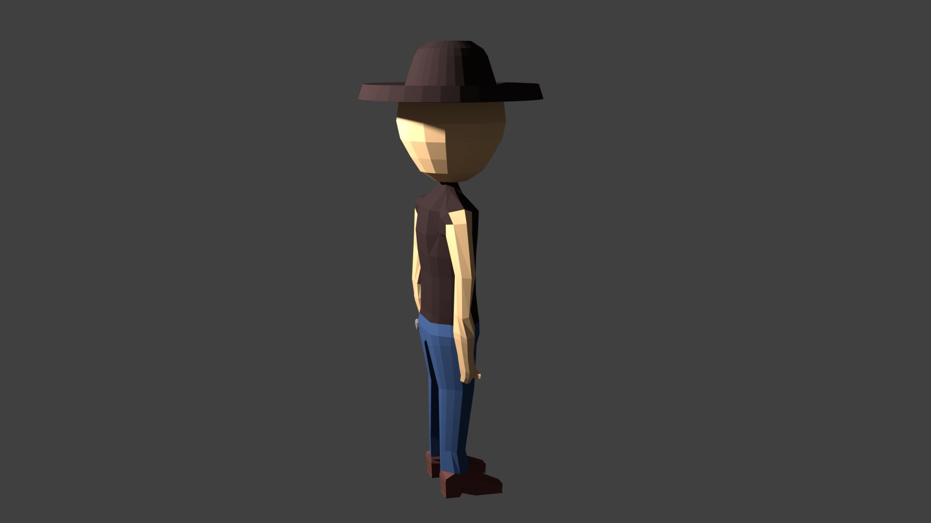 3D Cowboy Rigged Animation - TurboSquid 1372391