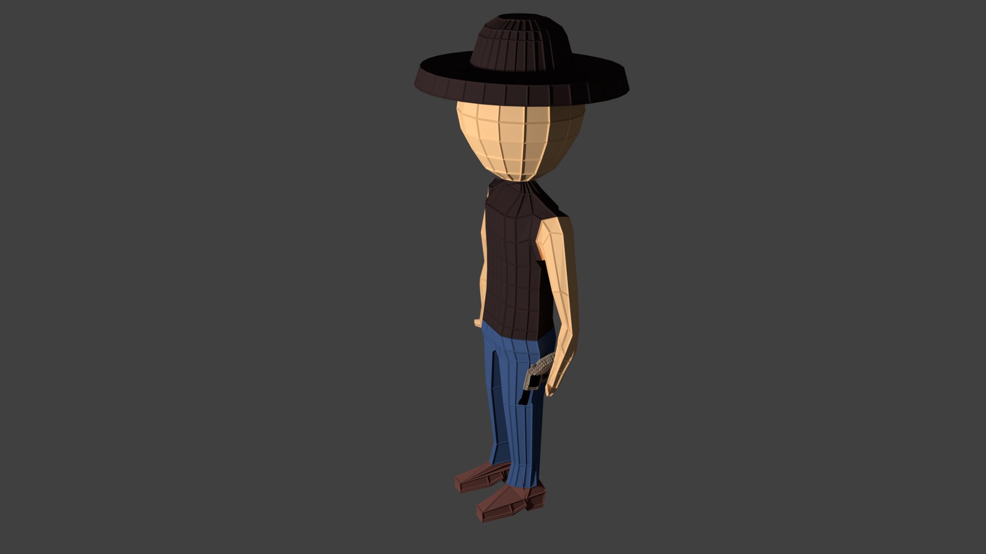3D Cowboy Rigged Animation - TurboSquid 1372391