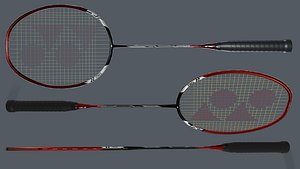 Nanoray 6000I G4-U Red Strung Badminton Racquet