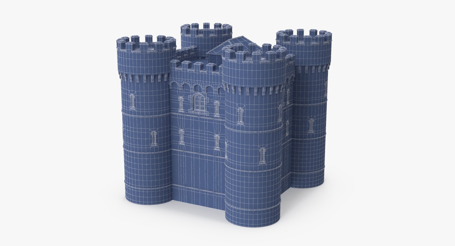3d model castle