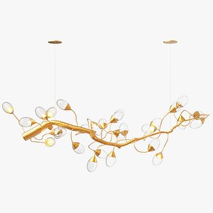 Pendant Lamp Golden Branch