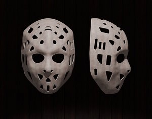 Vintage Goalie Hockey Mask