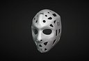 Vintage Goalie Hockey Mask