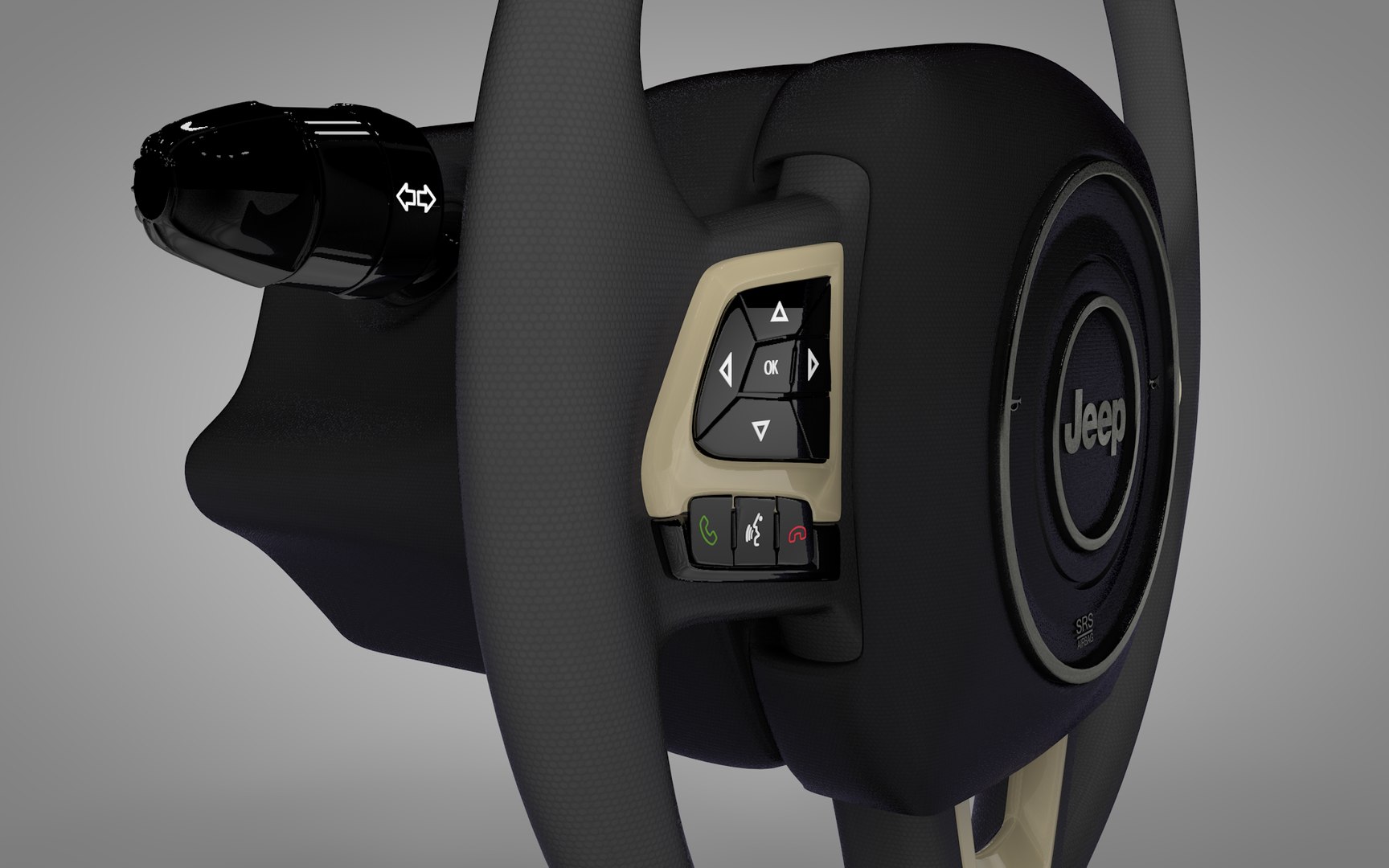 Jeep Renegade Steering Wheel 3D - TurboSquid 1381260