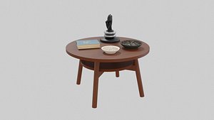 3D coffee table model