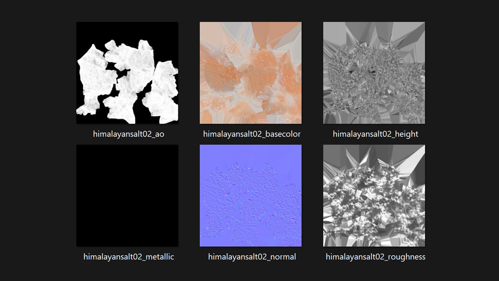 Himalayan Salt 02 3D https://p.turbosquid.com/ts-thumb/9a/2nM5o8/gl/himalayansalt02_c0005/png/1750012303/1920x1080/fit_q87/99c7659fa92a0ea55681d31bf69cd9e2edcc3fd2/himalayansalt02_c0005.jpg