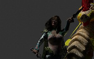 steed character 3D model