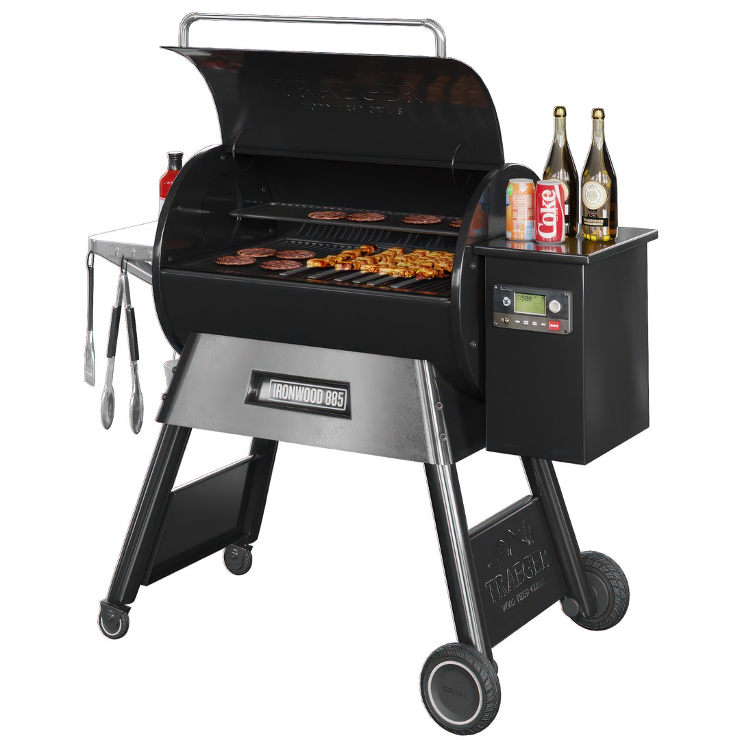 Traegar BBQ Model - TurboSquid 2060590