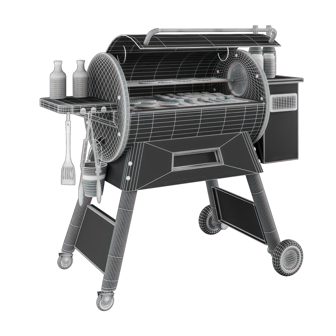 Traegar BBQ Model - TurboSquid 2060590