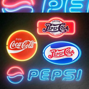 3D light modules set 030 model