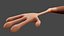 Cartoon Hand Skinny - Blender - Low-Poly