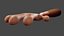 Cartoon Hand Skinny - Blender - Low-Poly