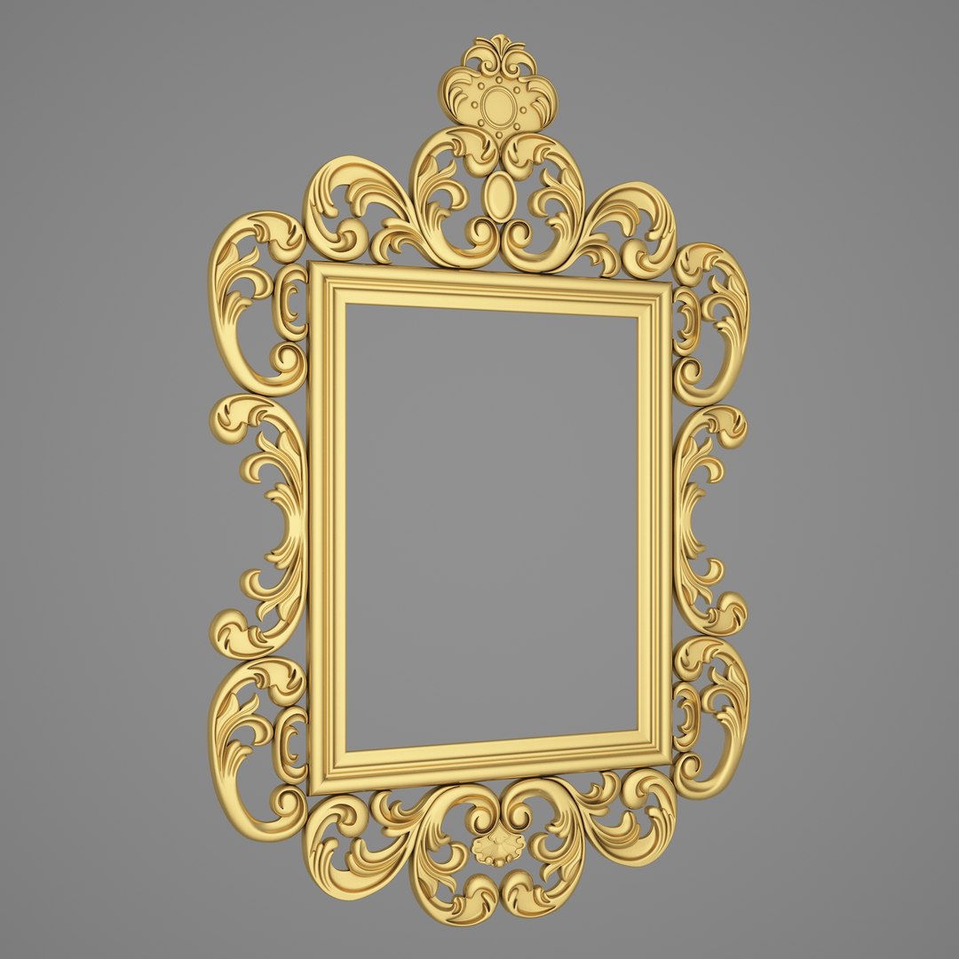 Classic Frame Mirror 005 Model - TurboSquid 2168274