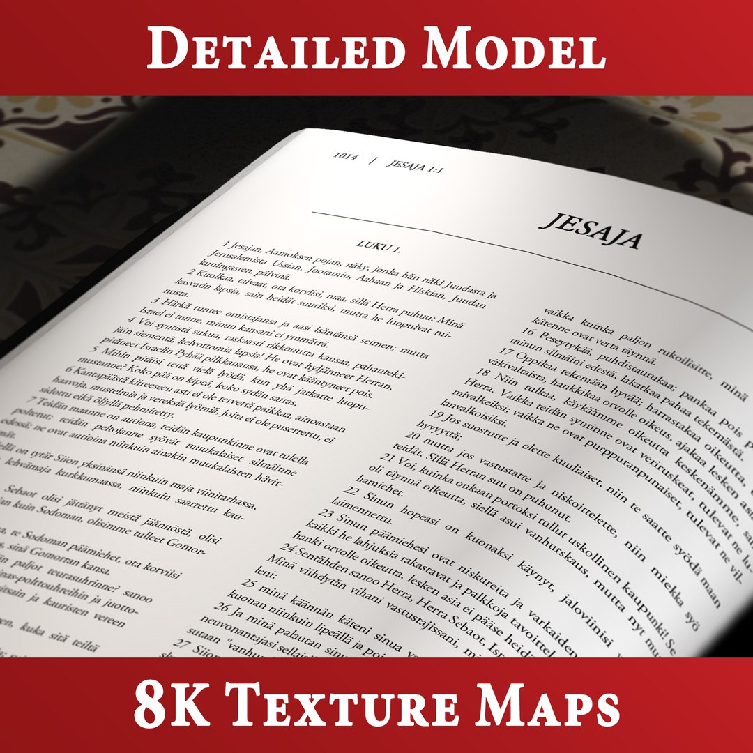 3d model holy bible https://p.turbosquid.com/ts-thumb/9a/EGTOKT/Xihy4rR7/bibleopen_12b/jpg/1383922522/1920x1080/fit_q87/dffcd0a7400b6b51aa6a278033cb67bada203eec/bibleopen_12b.jpg