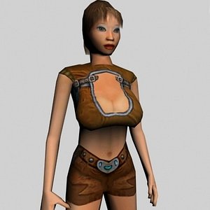 Animated 3D Female Character
