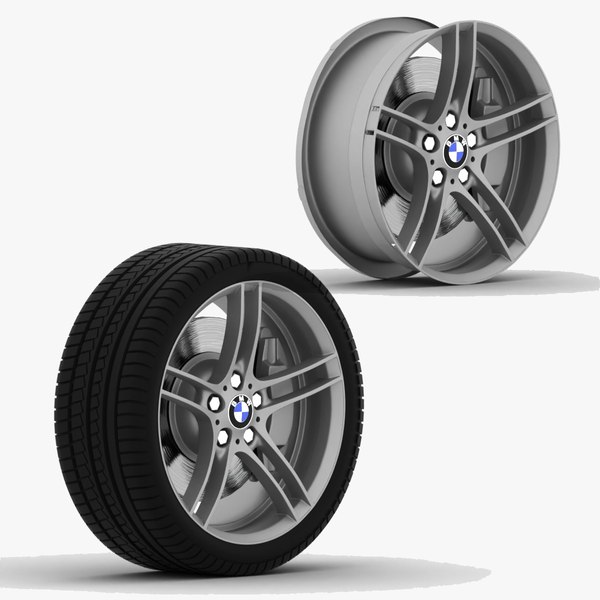 modelo 3d BMW Z4 Tire With RIM - TurboSquid 2071581