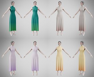 Dress 56 Summer Collection Vol 1 Collection 3D