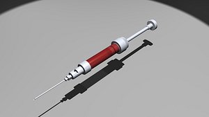 3D syringe model