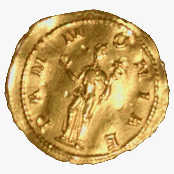 3D model Medieval Gold Coin 01 RAW Scan