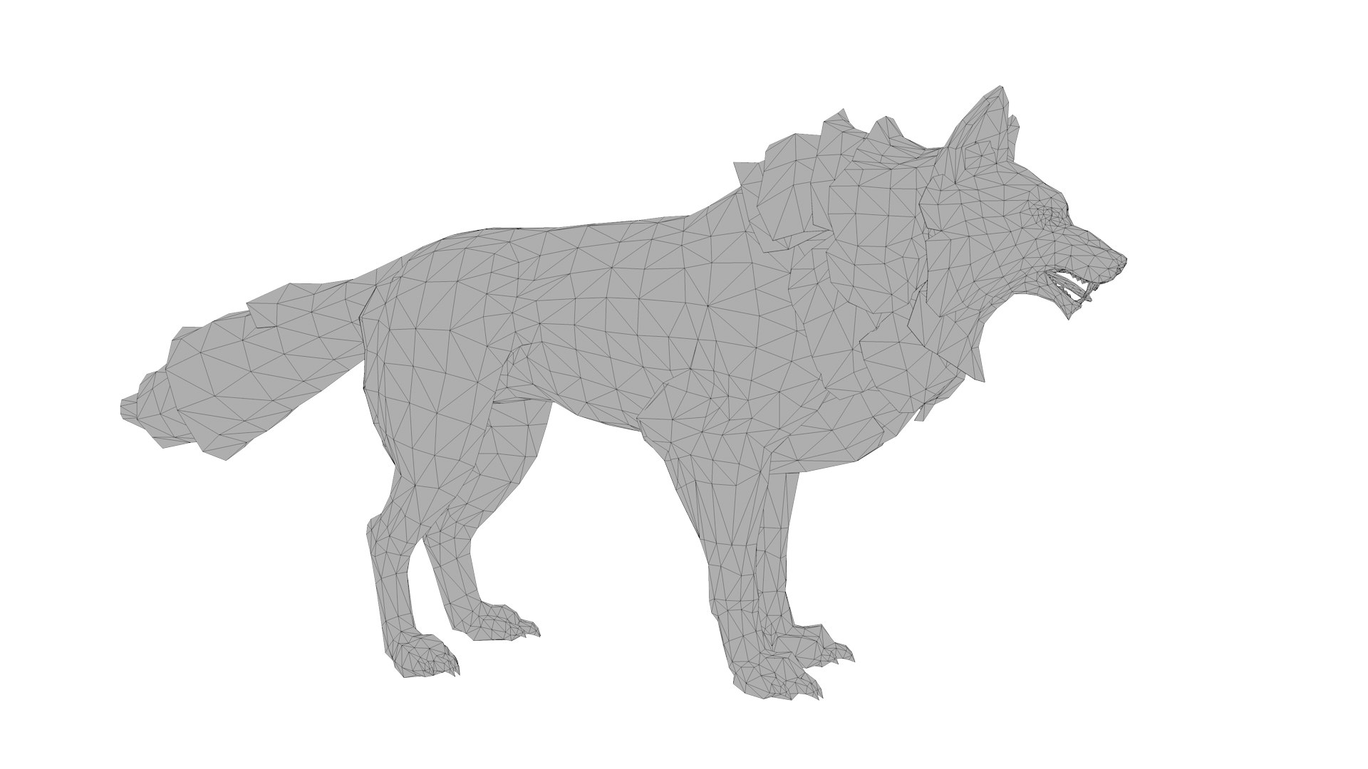Realistic 3D Wolf Model Game-Ready Rigged 3D - TurboSquid 2365969