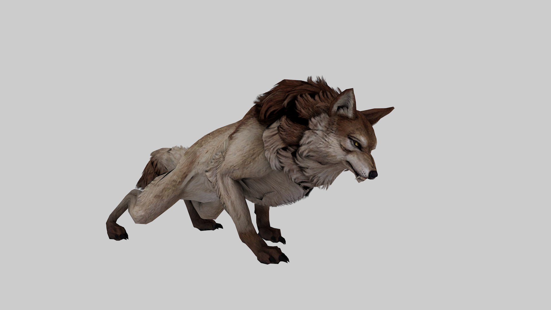 Realistic 3D Wolf Model Game-Ready Rigged 3D - TurboSquid 2365969