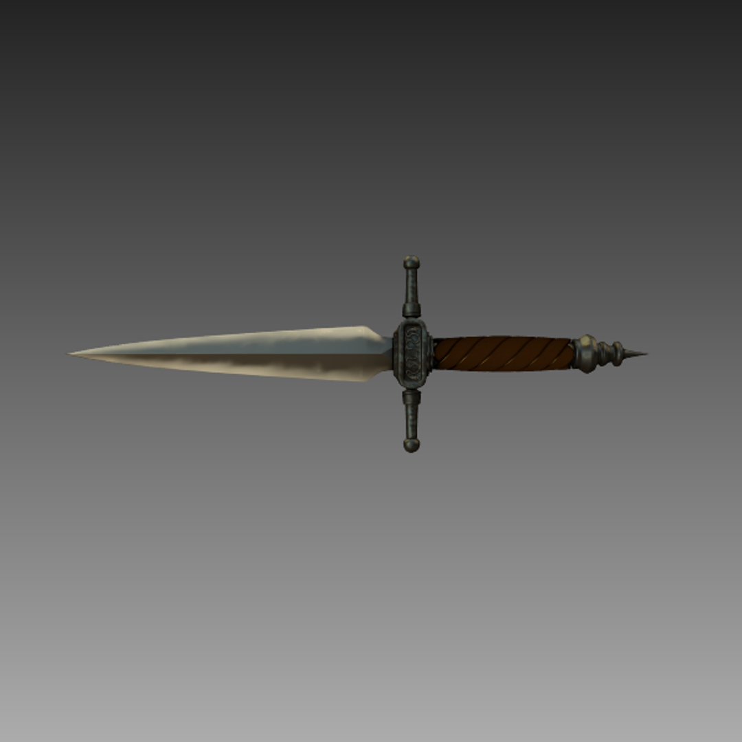 3d Model Dagger