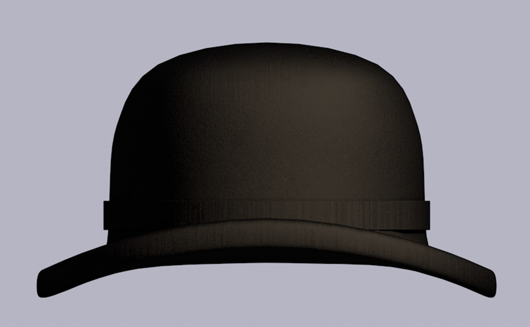 3D Bowler Hat Model - TurboSquid 1205199
