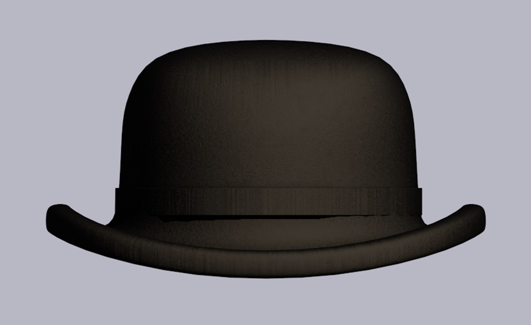 3D Bowler Hat Model - TurboSquid 1205199