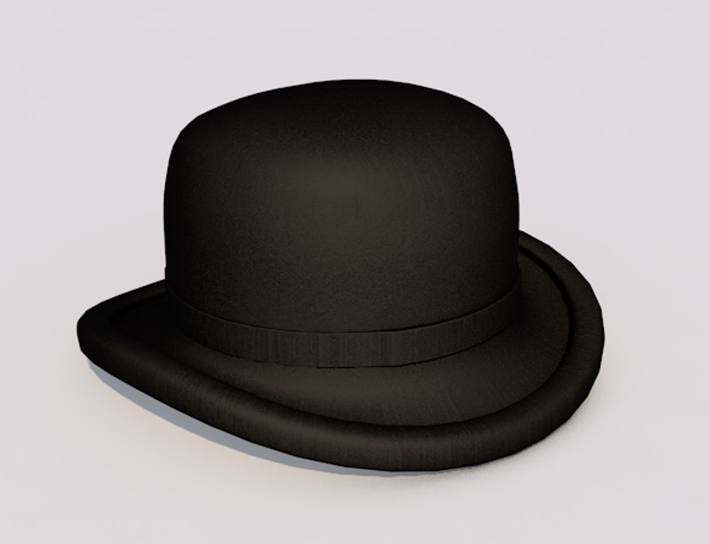 3D Bowler Hat Model - TurboSquid 1205199