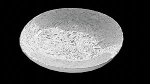 Modern Ceramic Plate 3D Model 3D